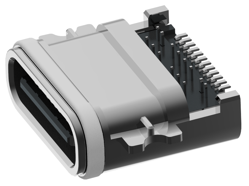 XB - USB 3.1 type - C 24 pin waterproof sheet 1.0 avant et arrière